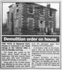 Bankend House demolition 1997