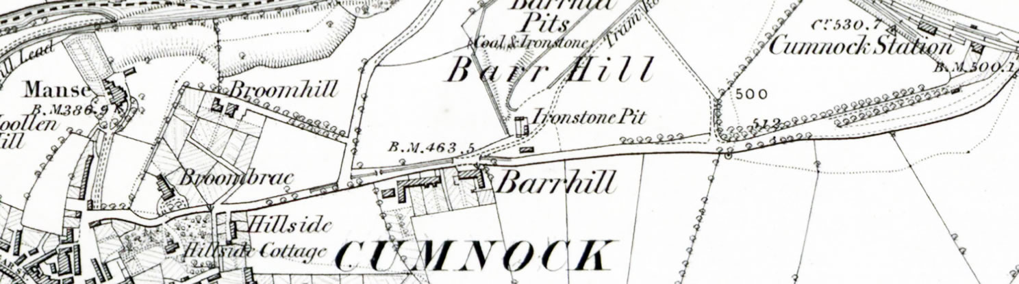 Barrhill Map 1860