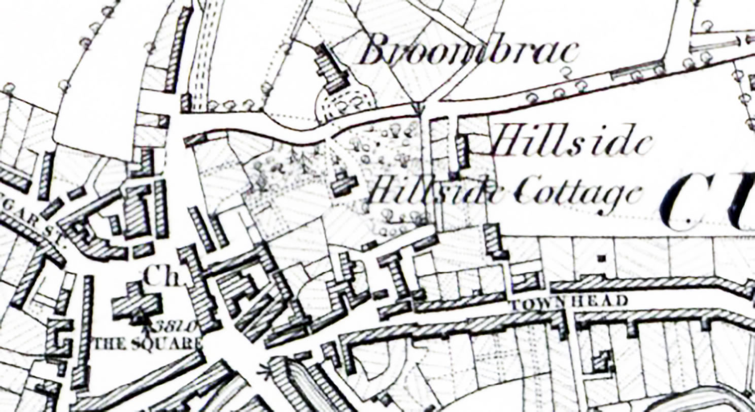 Hamilton Place Map 1857