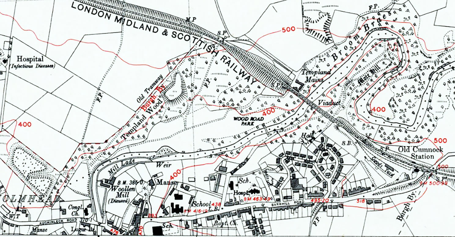 Woodroad Map 1949