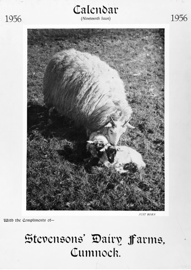 Publications Stevensons Dairy Farms calendar Cumnock History Group