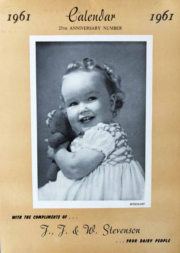 Publications Stevensons Dairy Farms calendar Cumnock History Group